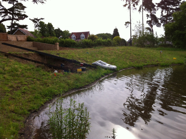 Building a suspended jetty